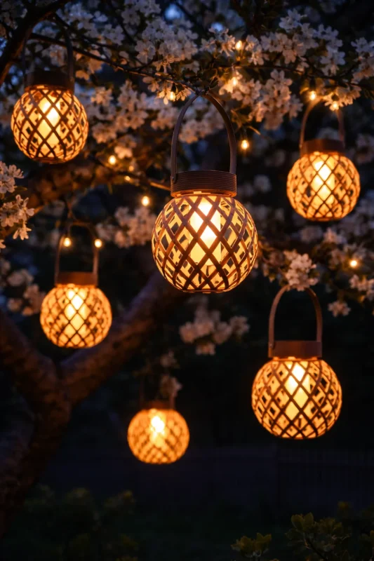Laterne mit Aufhängung - Solarlampe