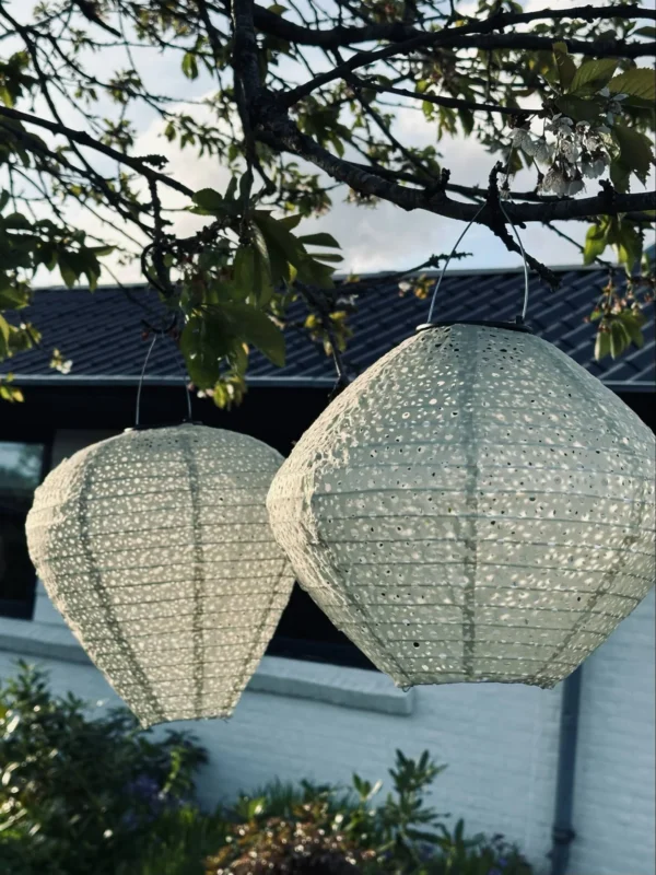 Lampe mit Solarzellen - Dusty Green