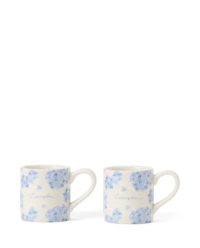 Lexington Floral Stoneware Espressotasse 2er Set aus Steinzeug