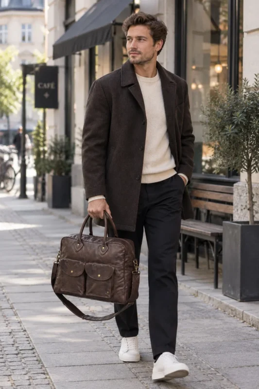 Weekender-Tasche - Winter Brown