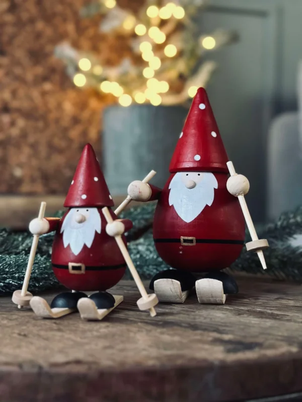 Weihnachtsmann auf Skiern - Large