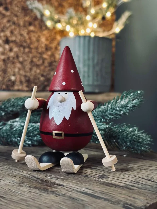 Weihnachtsmann auf Skiern - Small