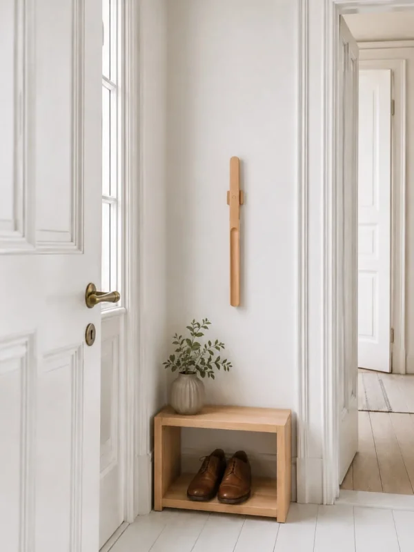 Schuhlöffel aus Holz mit Magnet