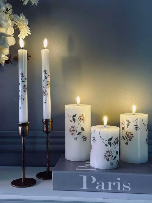 LED Rose flower – Set mit 3 Stk. und Fernbedienung