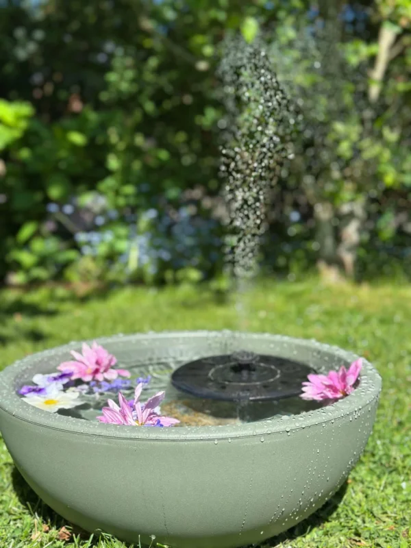 Spiegelbecken / Schale Ø 40 cm - Recycling Grün