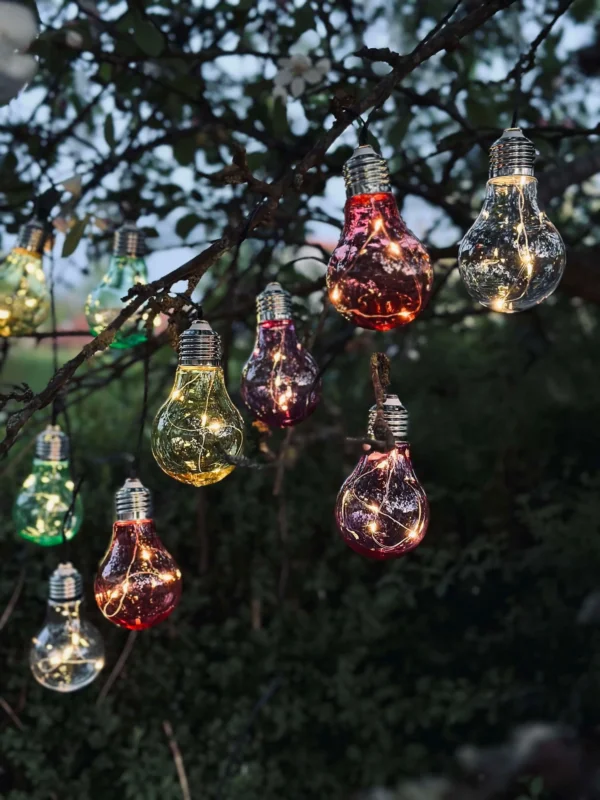 Lichterkette COLOR mit Solarzellen
