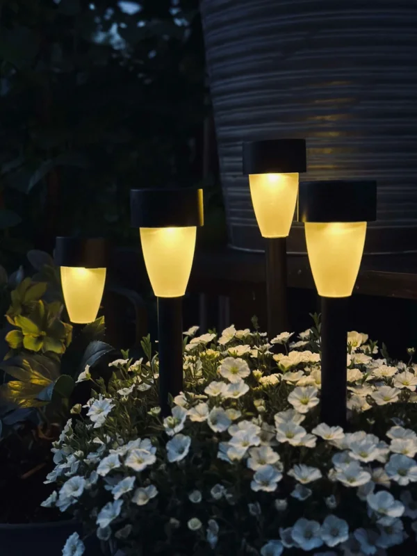 Fackel mit Solarzellen – Set mit 4 Stk.