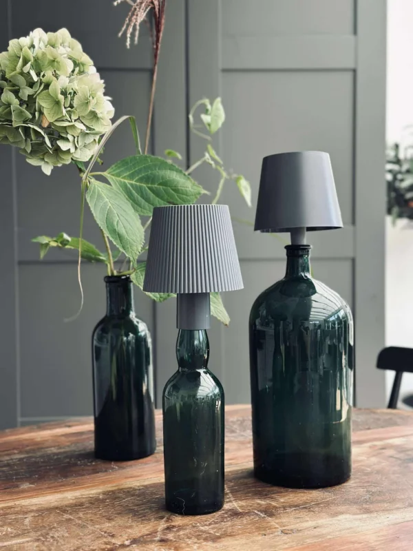 LED-Lampe für Weinflasche - Grau MIX