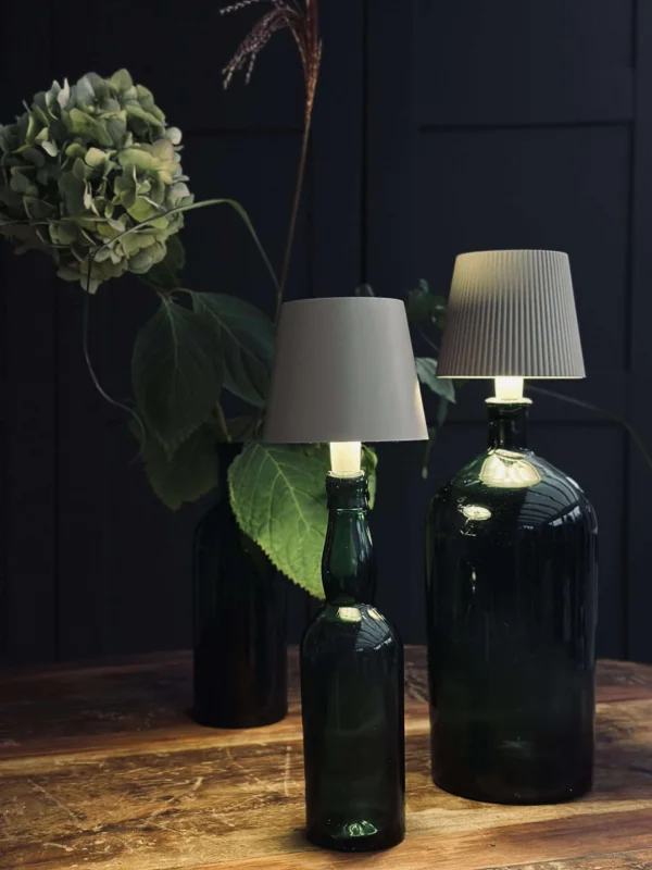 LED-Lampe für Weinflasche - Creme MIX