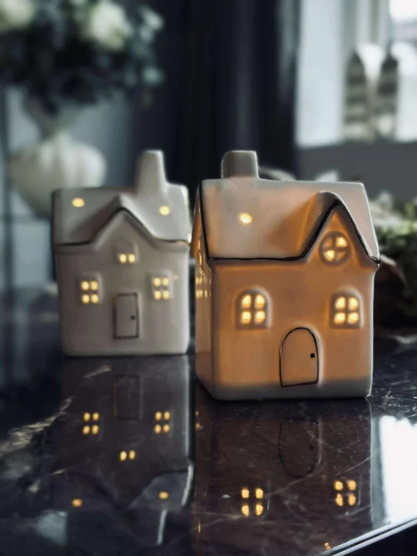 Lichthaus mit LED-Licht - WHITE MIX