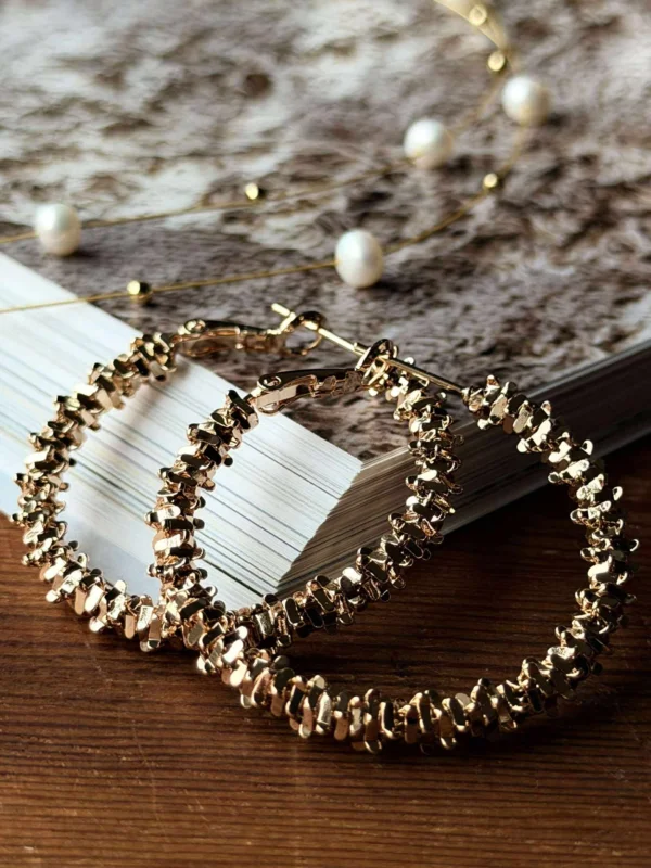 Ohrringe INA Hoops Small - 18K vergoldet