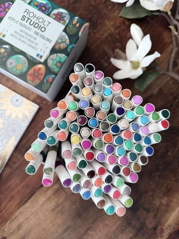 Acryl-Marker - 100 Stk. Gut für Steinmalerei