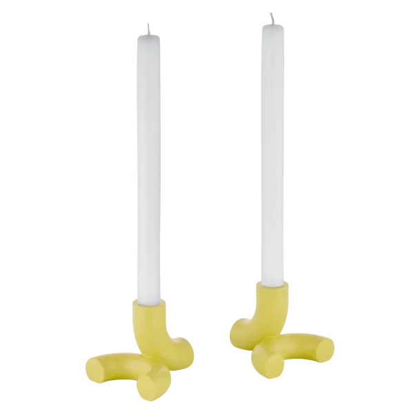 blomus DOODLE Kerzenhalter 2er-Set aus Polyresin