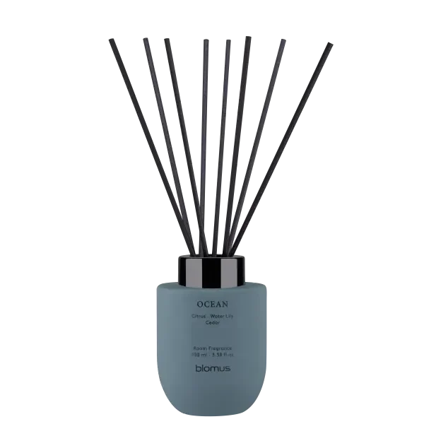 blomus TUOKSU Raumdiffusor Ocean – Glas-Diffusor, 100 ml