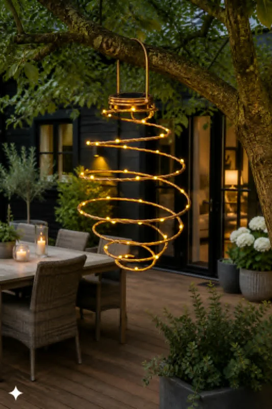 Spiral GOLDEN BIG mit Solarzellen