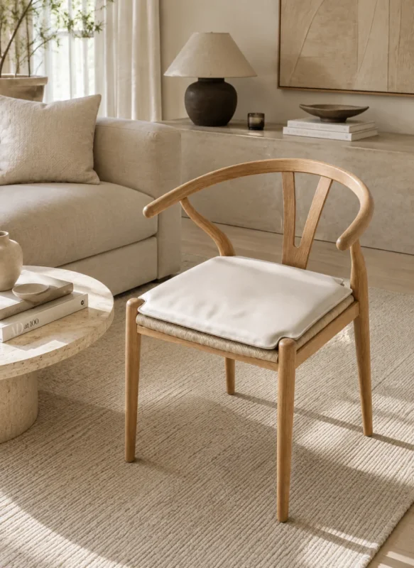 Sitzkissen Beige - Passt zum Y-Stuhl
