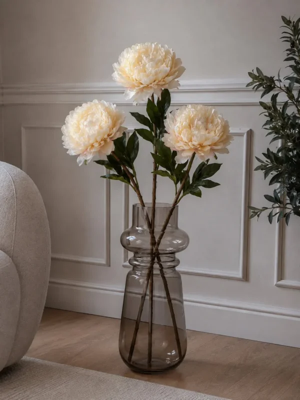 Pfingstrosenstiel 72 cm - Creme