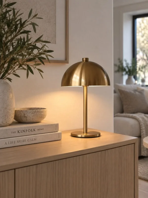 LED-Tischlampe wiederaufladbar – Gold