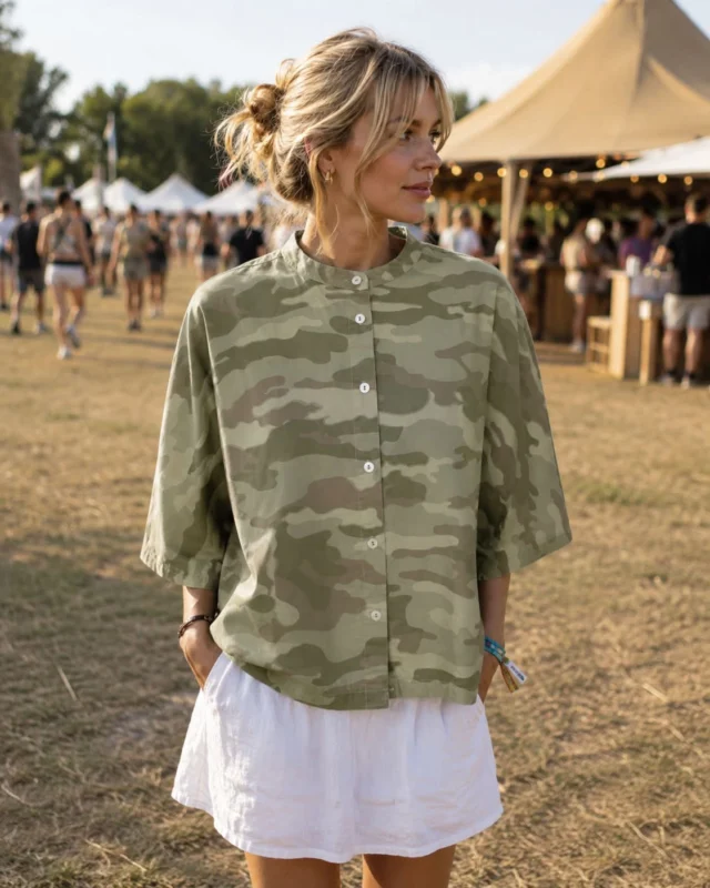 Jacke Camouflage - Black Colour