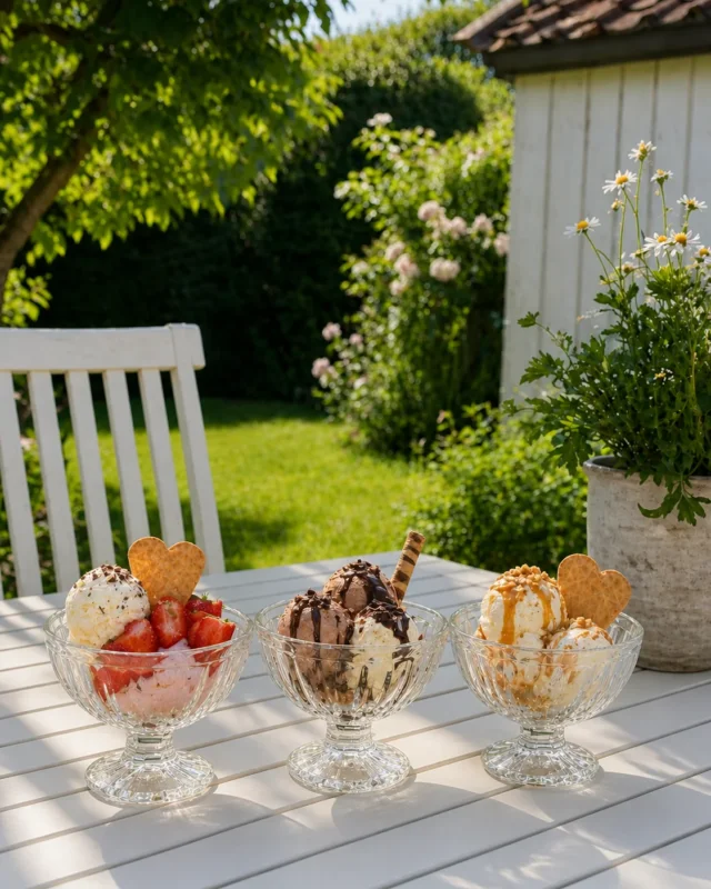 Dessertgläser – Set mit 3 Stück
