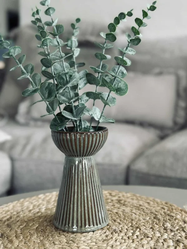 Hyazinthenvase VIGA - Grau / Braun