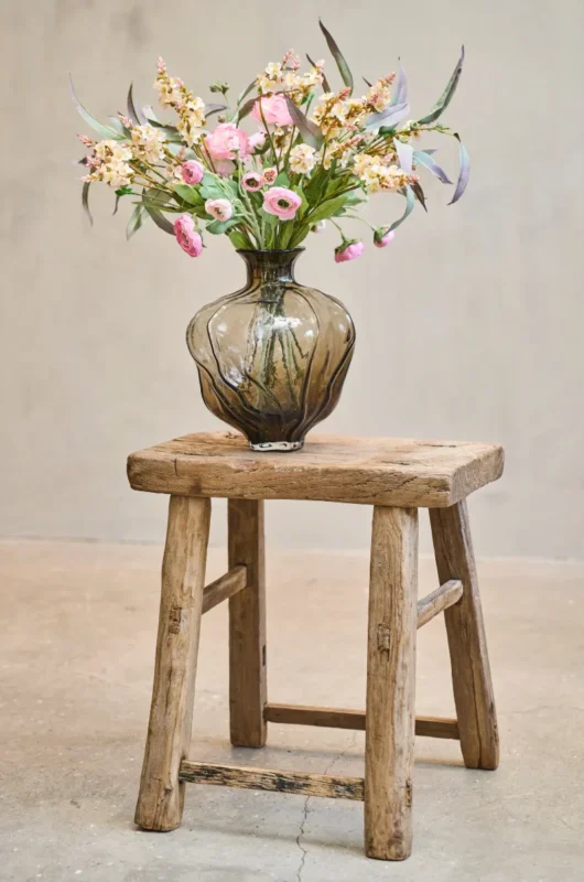 Vase Thelma big brown - Mundgeblasen