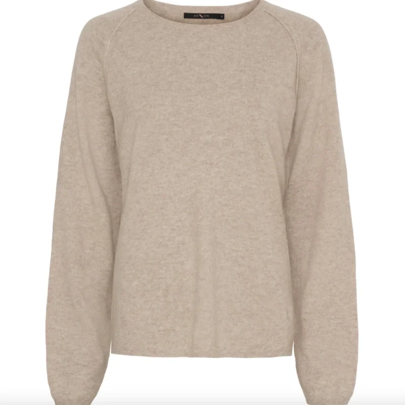 Pullover Cashmere - Cream Melange