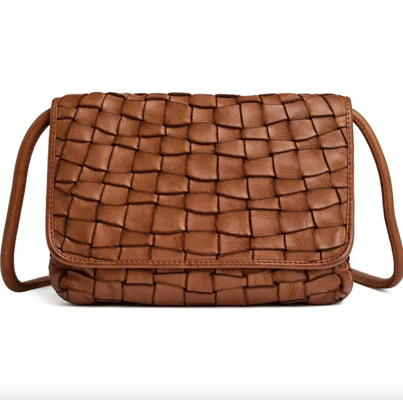 Warsaw Clutch / crossover - Vintage cognac