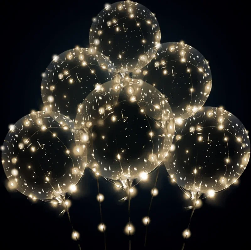 LED Ballons - 10er-Pack (warmweißes Licht)