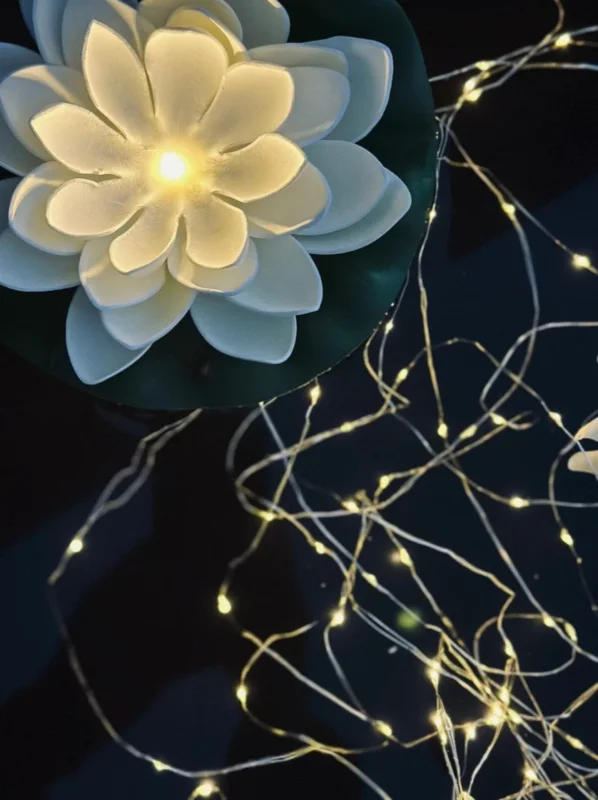 Lichterkette mit Solarzellen - 200 Lichter