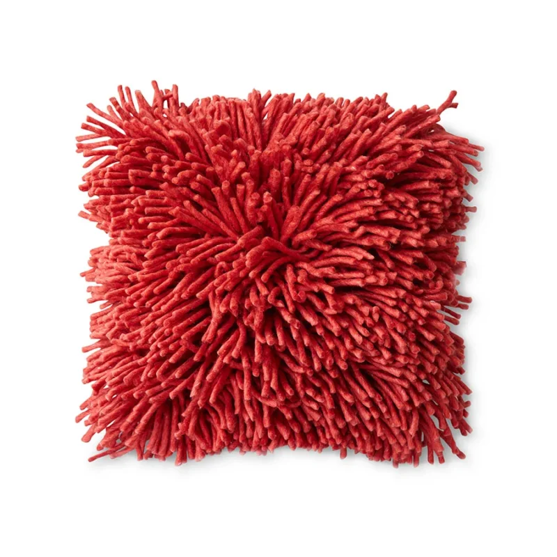 HKliving Rugged Kissen – Hochflor aus Wolle, 50x50 cm