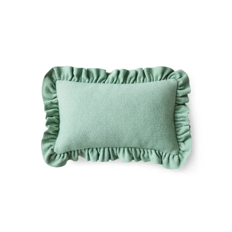 HKliving Felt Cushion mint – Wollkissen mit Füllung 60x40 cm