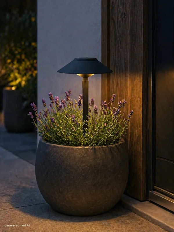 Gartenlampe mit Solarzellen – Set (2 Stück)