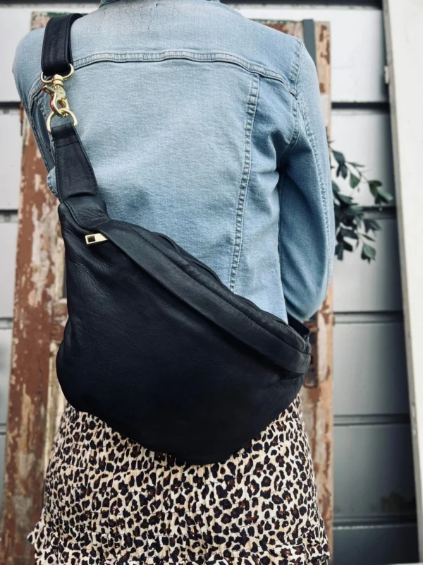Cool Buffy Bumbag i smørblødt læder - Black - VIAMAJA.DK