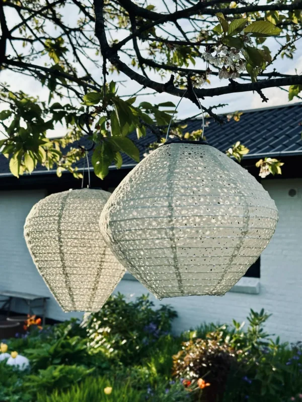 Lampe mit Solarzellen - Dusty Green