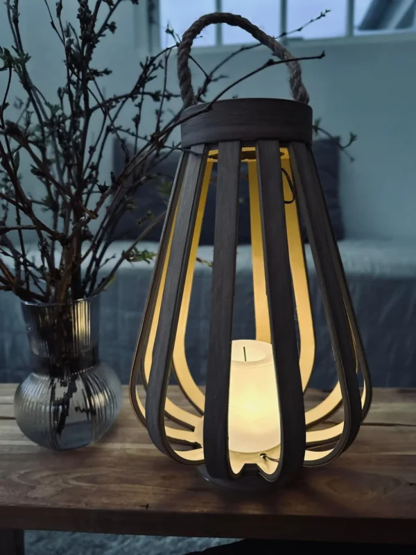 Lanterne med solceller – Nature 34cm - VIAMAJA.DK