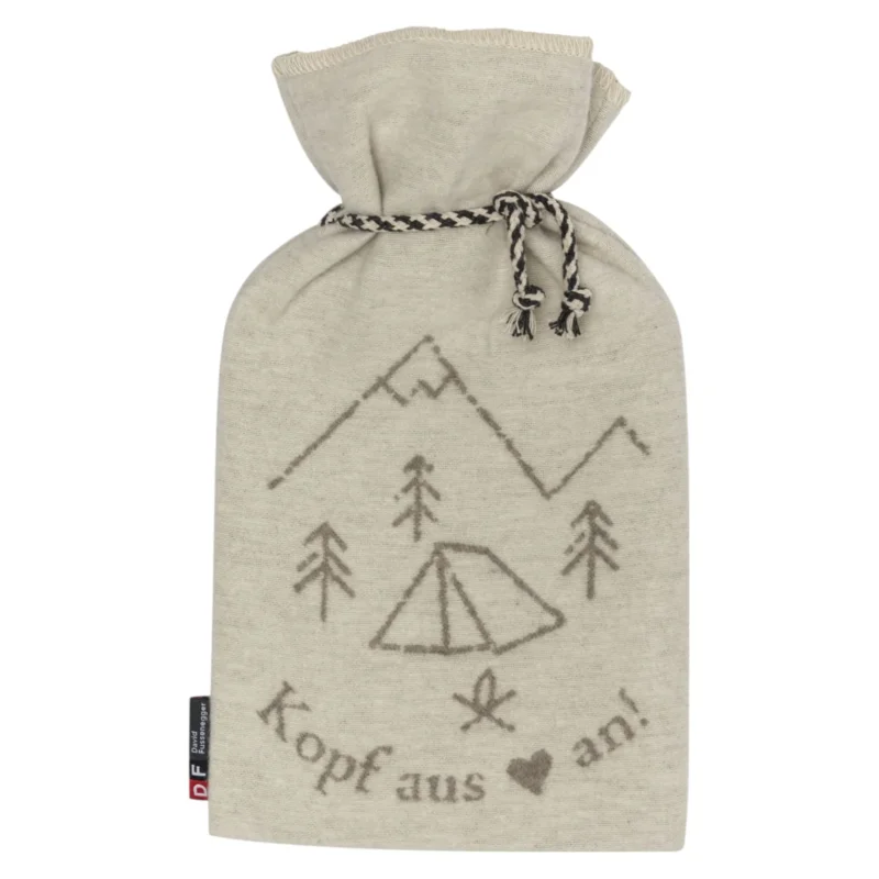 David Fussenegger SILVRETTA Kopf aus Wärmflasche aus Baumwolle